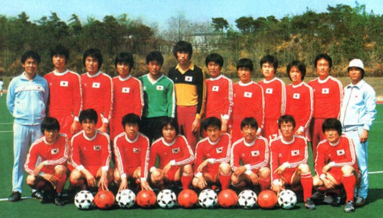 1984년 멕시코 세계청소년축구대회에서 4강에 오른 '박종환 사단'.(사진=홍유표 이사 페이스북)