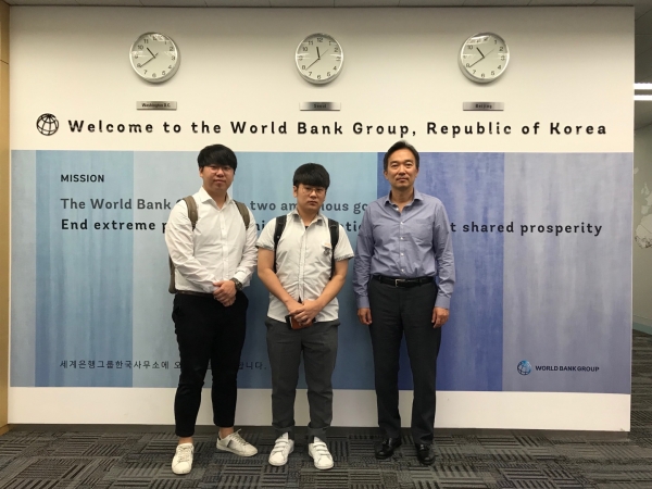 월드뱅크그룹 한국사무소 소훈섭 소장님과 함께