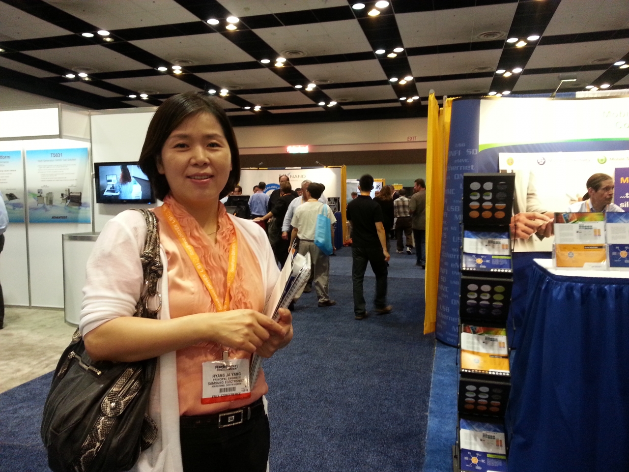 삼성전자 근무 시절의 양향자 부위원장.(사진=양향자 부위원장 제공)