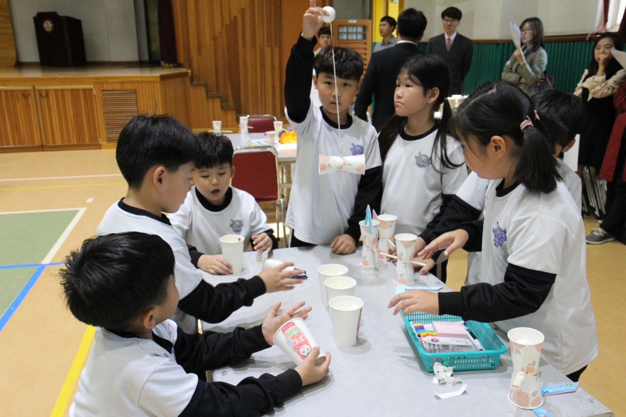 경북대학교사범대학부설초등학교의 IB 수업 공개 장면.(사진=대구교육청)