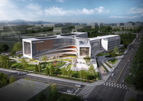 2027년 충북 청주 오송에 개교 예정인 카이스트(KAIST) 부설 인공지능(AI)·바이오(BIO) 영재학교 조감도.